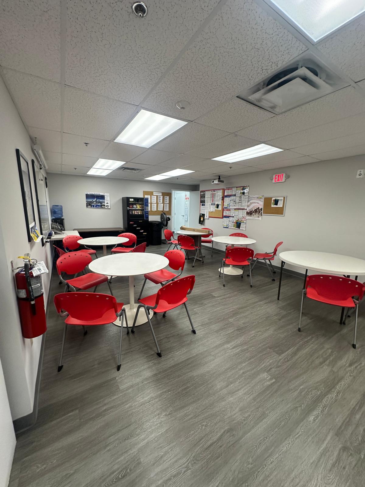 Laminate flooring office by Imperio Flooring